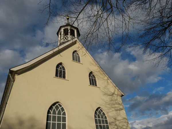 Piccola Chiesa Nella Westfalia Tedesca — Foto Stock
