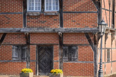 Almanya 'daki Ahaus Şatosu ve Şehri