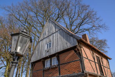 Almanya 'daki Ahaus Şatosu ve Şehri