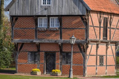 Almanya 'daki Ahaus Şatosu ve Şehri