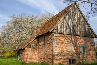 Almanya 'nın Berkel Nehri' ndeki Vreden şehrinde.