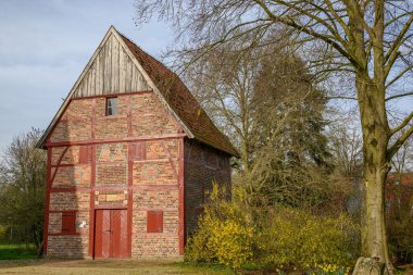 Almanya 'nın Berkel Nehri' ndeki Vreden şehrinde.
