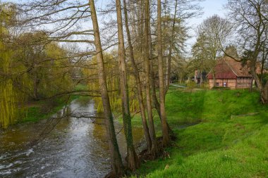 Almanya 'nın Berkel Nehri' ndeki Vreden şehrinde.