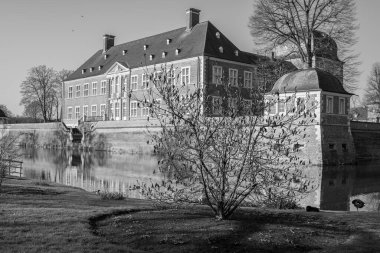 Almanya 'daki Ahaus Şatosu ve Şehri