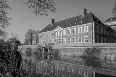 Almanya 'daki Ahaus Şatosu ve Şehri