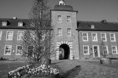 Almanya 'daki Ahaus Şatosu ve Şehri