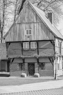 Almanya 'daki Ahaus Şatosu ve Şehri