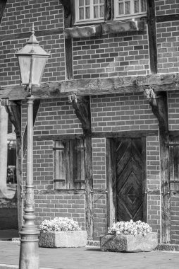 Almanya 'daki Ahaus Şatosu ve Şehri