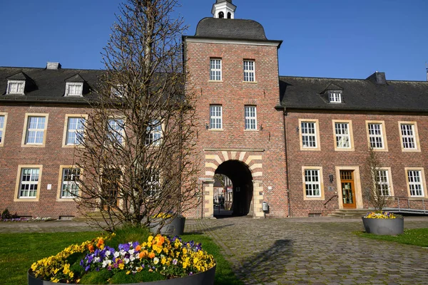 Slottet Och Staden Ahaus Tyskland — Stockfoto
