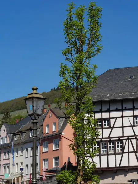 Den Lilla Staden Saarburg Vid Saarfloden Tyskland — Stockfoto