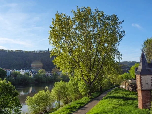 Pequeña Ciudad Saarburg Río Saar Alemania — Foto de Stock