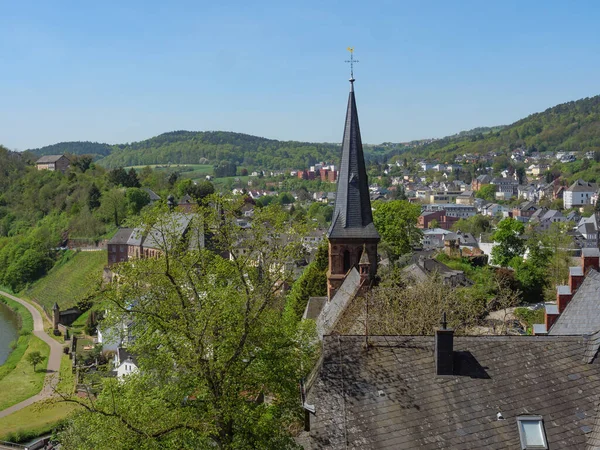 Die Kleinstadt Saarburg Der Saar — Stockfoto