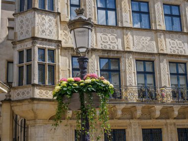 İlkbahar zamanı Lüksemburg şehri