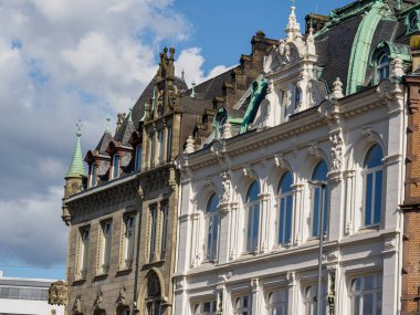 İlkbahar zamanı Lüksemburg şehri