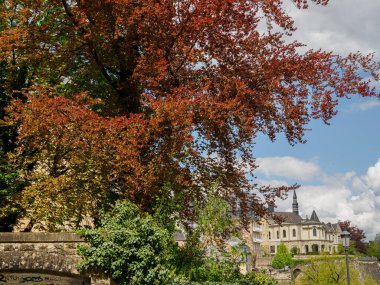 İlkbahar zamanı Lüksemburg şehri