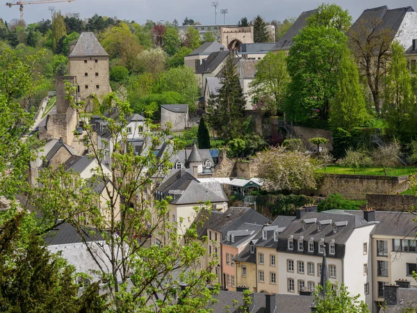 Miasto Luksemburg Wiosną — Zdjęcie stockowe