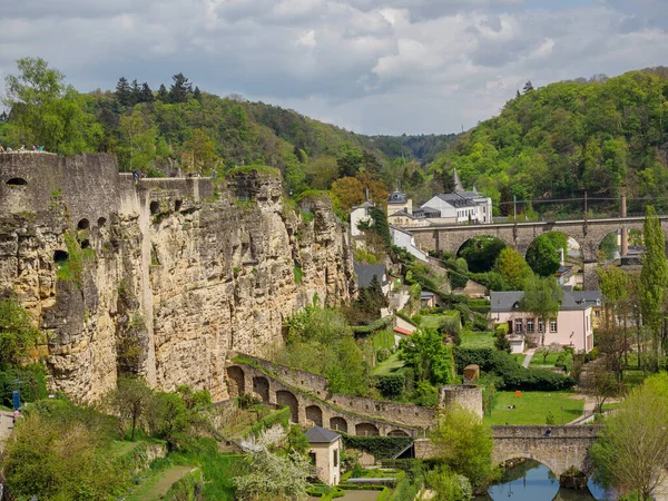 City Luxembourg Spring Time — Stock Photo, Image
