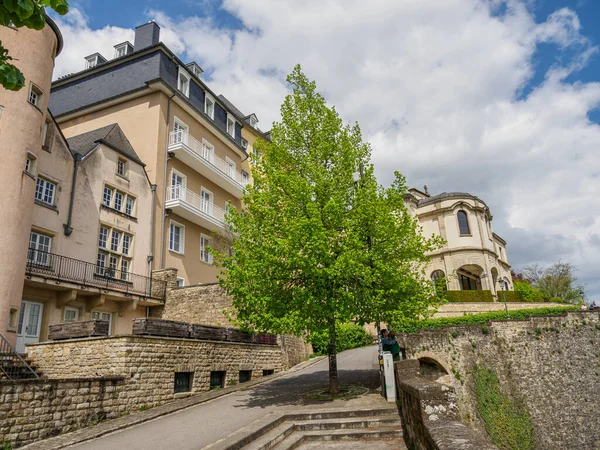 Die Stadt Luxemburg Frühling — Stockfoto