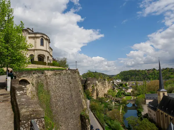 City Luxembourg Spring Time — Stock Photo, Image