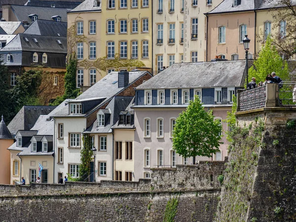 stock image The city of Luxembourg at spring time