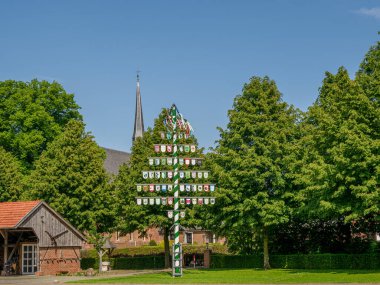 Alman Westphalia 'sında yaz mevsimi