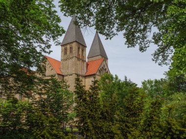 Yazın başında Ochtrup yakınlarındaki Alman Muensterland 'inde.
