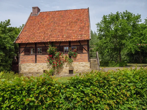 Hora Del Verano Muensterland Alemán Cerca Ochtrup — Foto de Stock