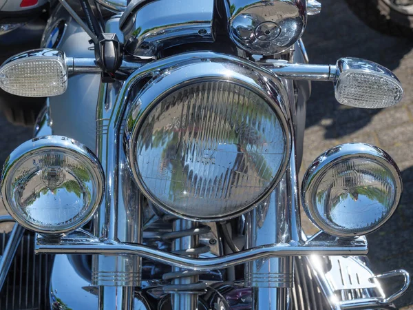Viele Details Alter Motorräder — Stockfoto