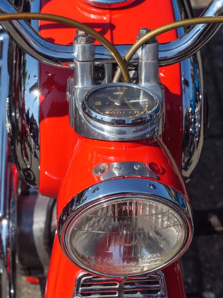 Many Details Old Motor Bikes — Stock Photo, Image
