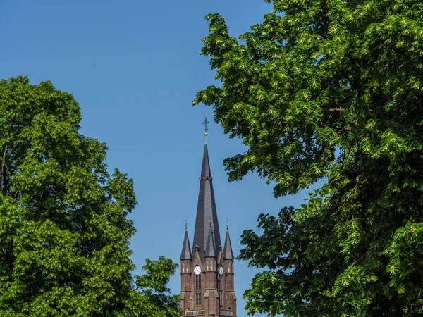 Igreja Velha Weseke Westphalia — Fotografia de Stock