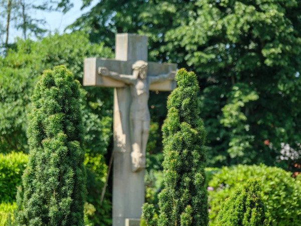 stock image the old church of Weseke in westphalia