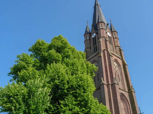 Vecchia Chiesa Weseke Westfalia — Foto Stock