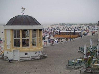 Alman kuzey denizindeki Borkum adası.