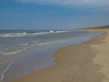 Egmond, Hollanda 'nın kuzey sahilinde.