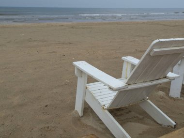 Egmond, Hollanda 'nın kuzey sahilinde.