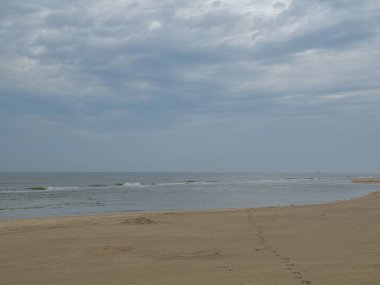 Egmond, Hollanda 'nın kuzey sahilinde.