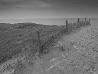 Egmond, Hollanda 'nın kuzey sahilinde.