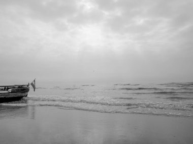 Egmond, Hollanda 'nın kuzey sahilinde.
