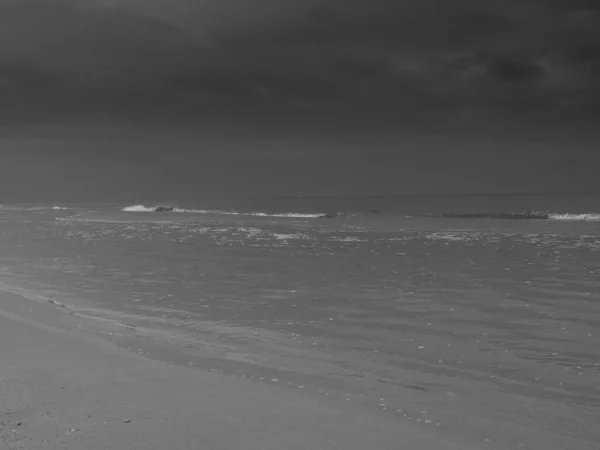 북쪽해 해변에 있는에 — 스톡 사진