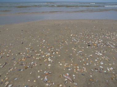 Egmond, Hollanda 'nın kuzey sahilinde.