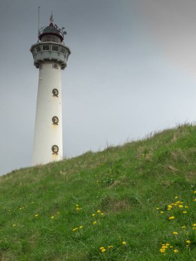 Egmond, Hollanda 'nın kuzey sahilinde.