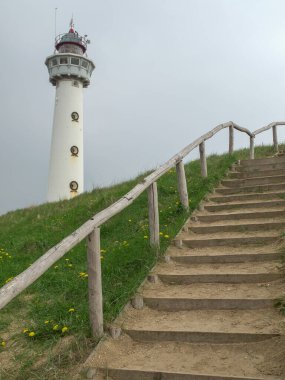 Egmond, Hollanda 'nın kuzey sahilinde.