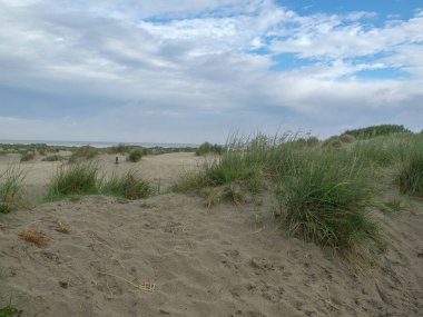 Alman kuzey denizindeki Borkum adası.