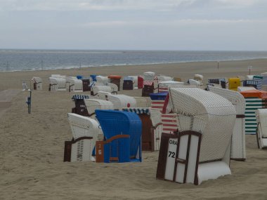 Alman kuzey denizindeki Borkum adası.