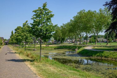 Alman Muensterland 'indeki Raesfeld köyü.