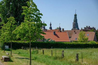 Alman Muensterland 'indeki Raesfeld köyü.