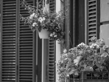 Alman Muensterland 'indeki Raesfeld köyü.