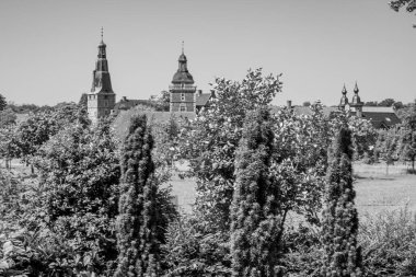 Alman Muensterland 'indeki Raesfeld köyü.
