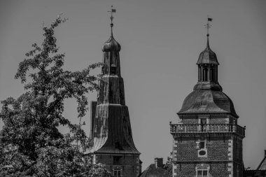 Alman Muensterland 'indeki Raesfeld köyü.