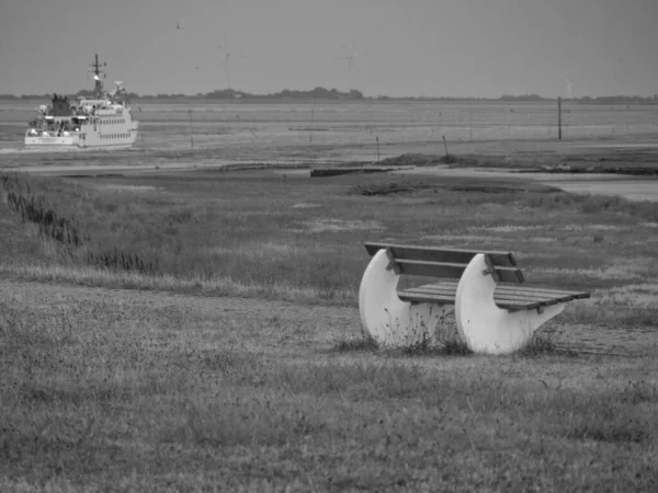 Isola Spiekeroog Nel Mare Del Nord Tedesco — Foto Stock